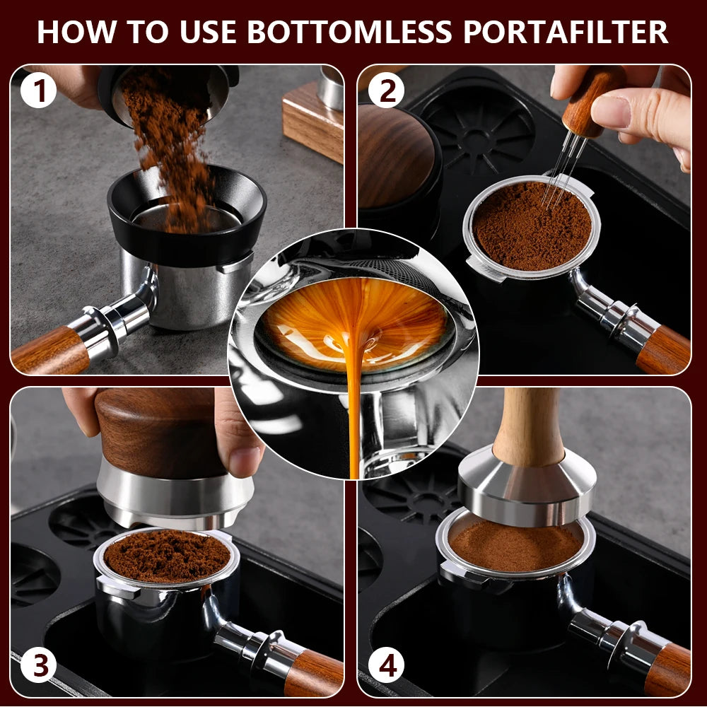 Porte-Filtre Bottomless 54 mm – Pour Breville & Sage
