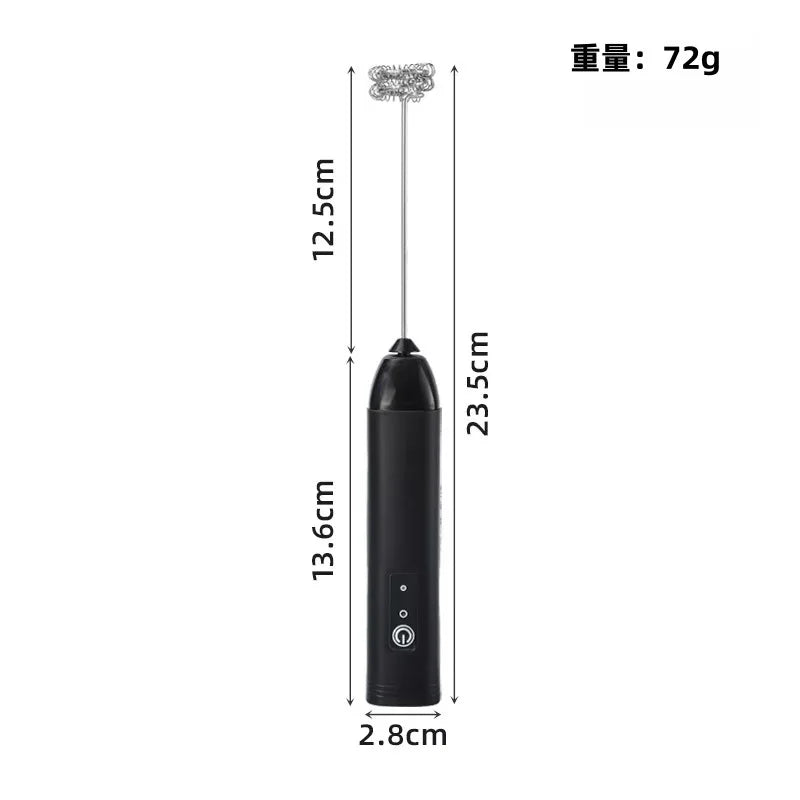 Mousseur à Lait Électrique Rechargeable – Mousse Onctueuse en Quelques Secondes