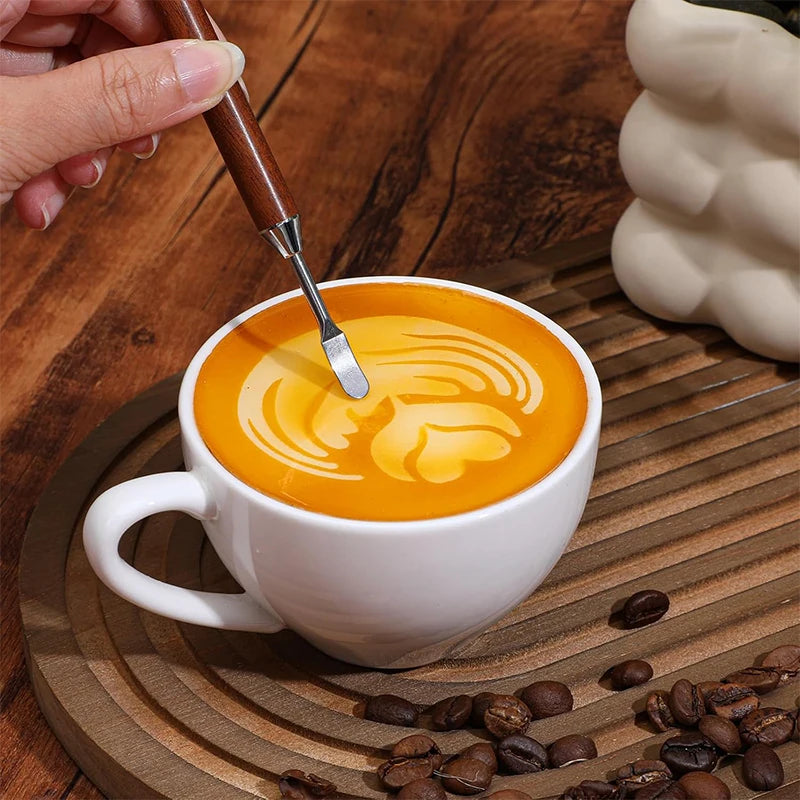 Stylos Latte Art (Lot de 2) – Dessinez sur Votre Mousse de Lait