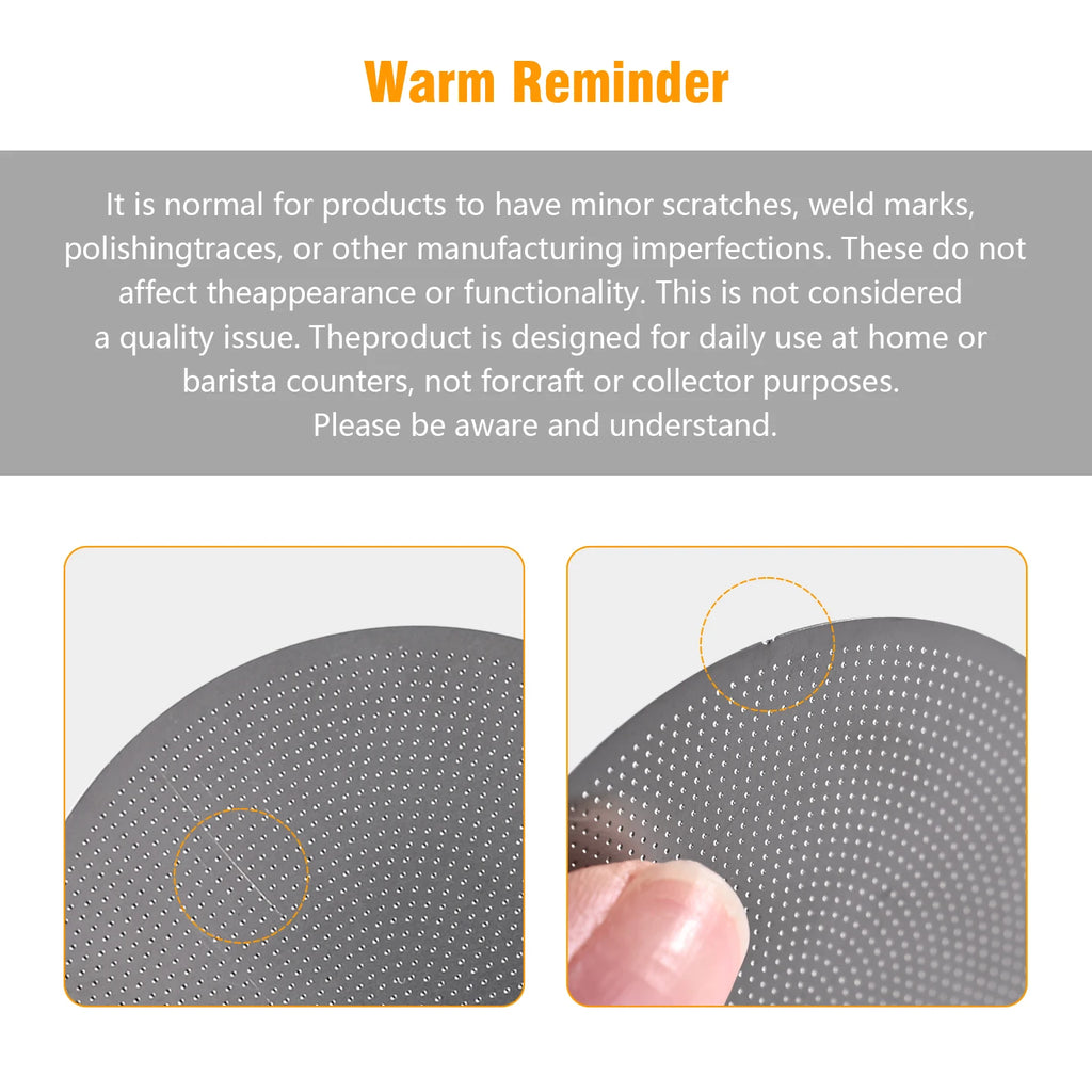 Filtre Puck Screen Espresso – Acier Inoxydable 51/53/58,5 mm