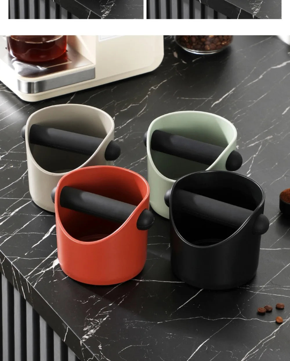 Knock Box Espresso – Bac à Marc de Café Anti-Dérapant
