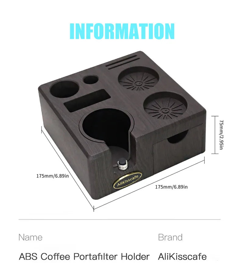 Station de Tassage Espresso – Support Tamper & Porte-Filtre