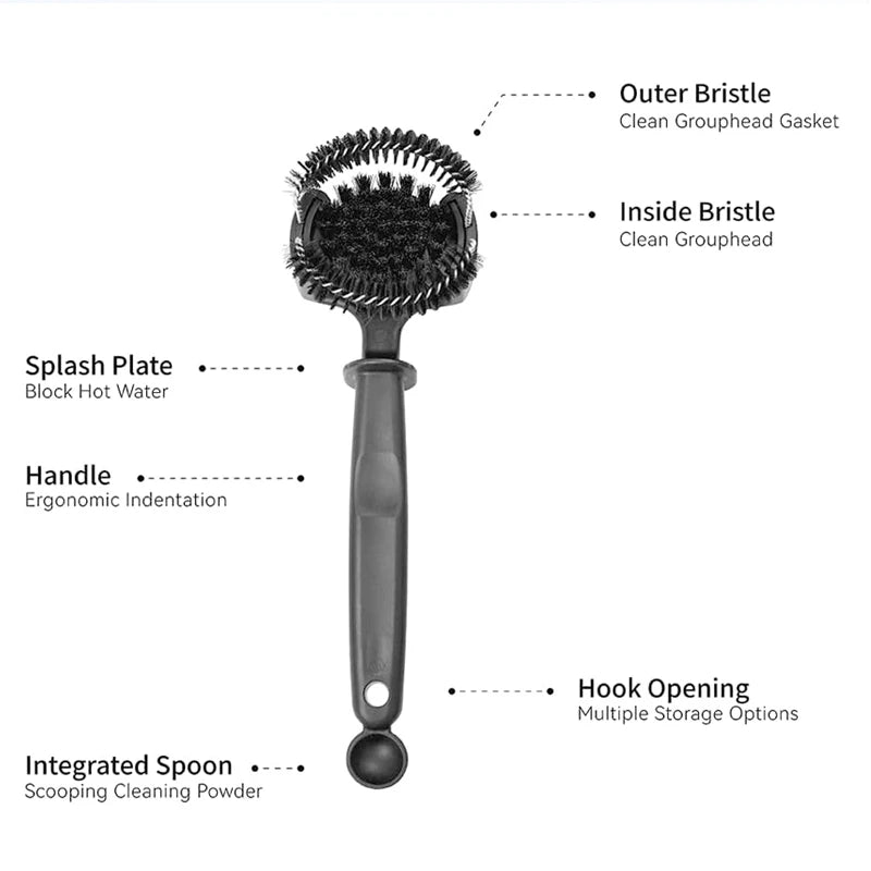 Brosse de Nettoyage Groupe Espresso – 51/58 mm