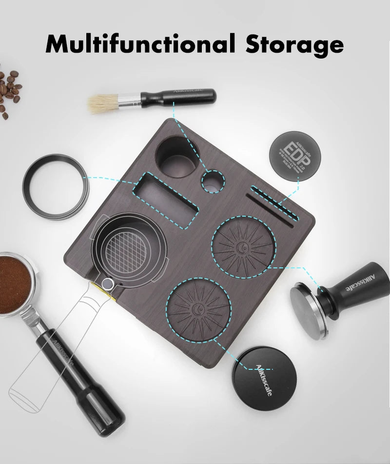 Station de Tassage Espresso – Support Tamper & Porte-Filtre