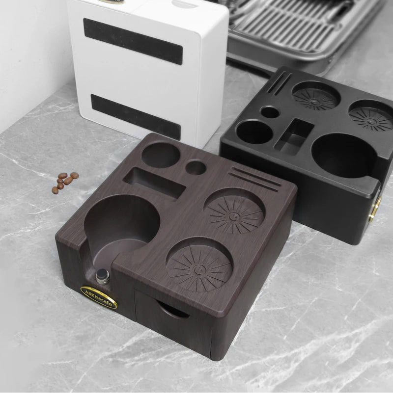 Station de Tassage Espresso – Support Tamper & Porte-Filtre