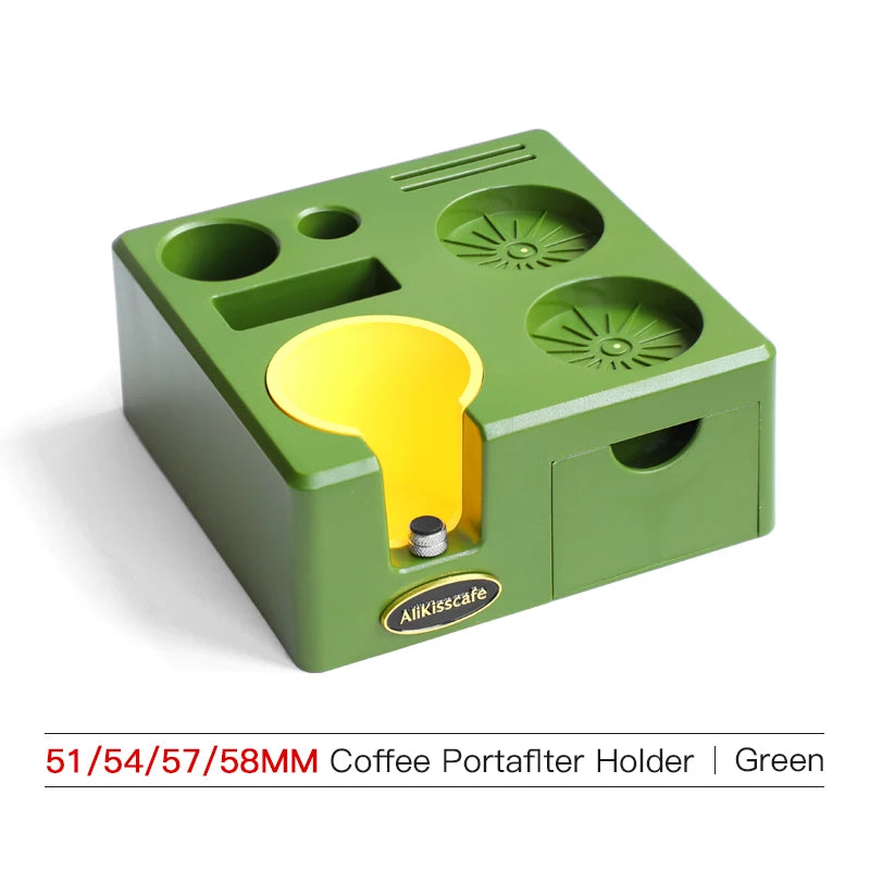 Station de Tassage Espresso – Support Tamper & Porte-Filtre