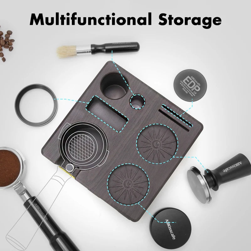 Station de Tassage Espresso – Support Tamper & Porte-Filtre