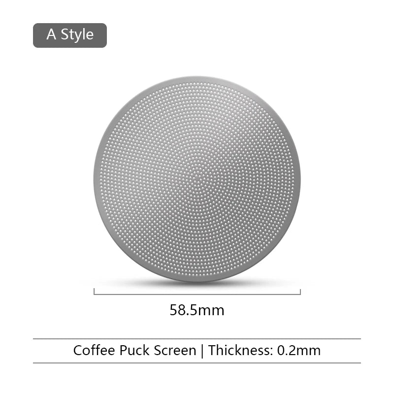 Filtre Puck Screen Espresso – Acier Inoxydable 51/53/58,5 mm