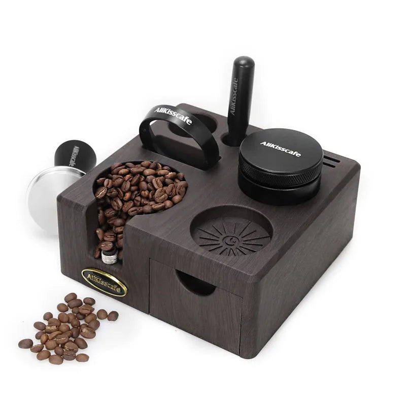 Station de Tassage Espresso – Support Tamper & Porte-Filtre
