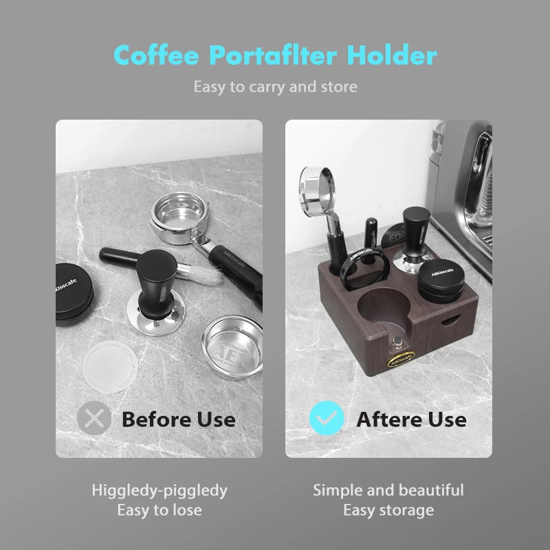 Station de Tassage Espresso – Support Tamper & Porte-Filtre