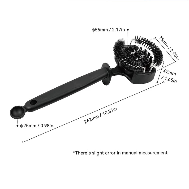 Brosse de Nettoyage Groupe Espresso – 51/58 mm