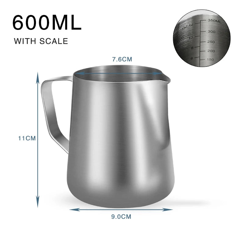 Pichet à Lait Inox – Réussissez Votre Latte Art