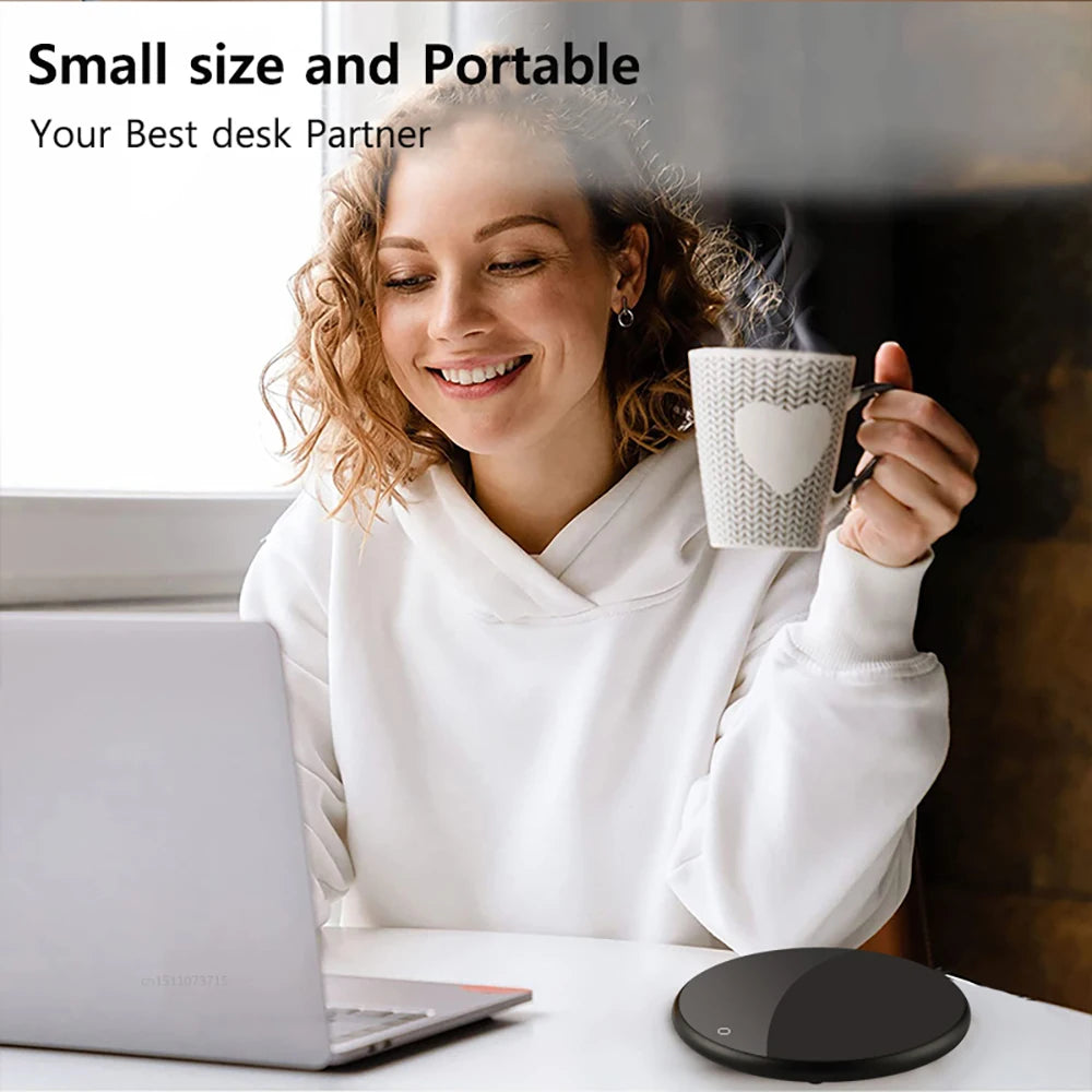 Chauffe-Tasse Électrique – Votre Café Toujours Chaud au Bureau