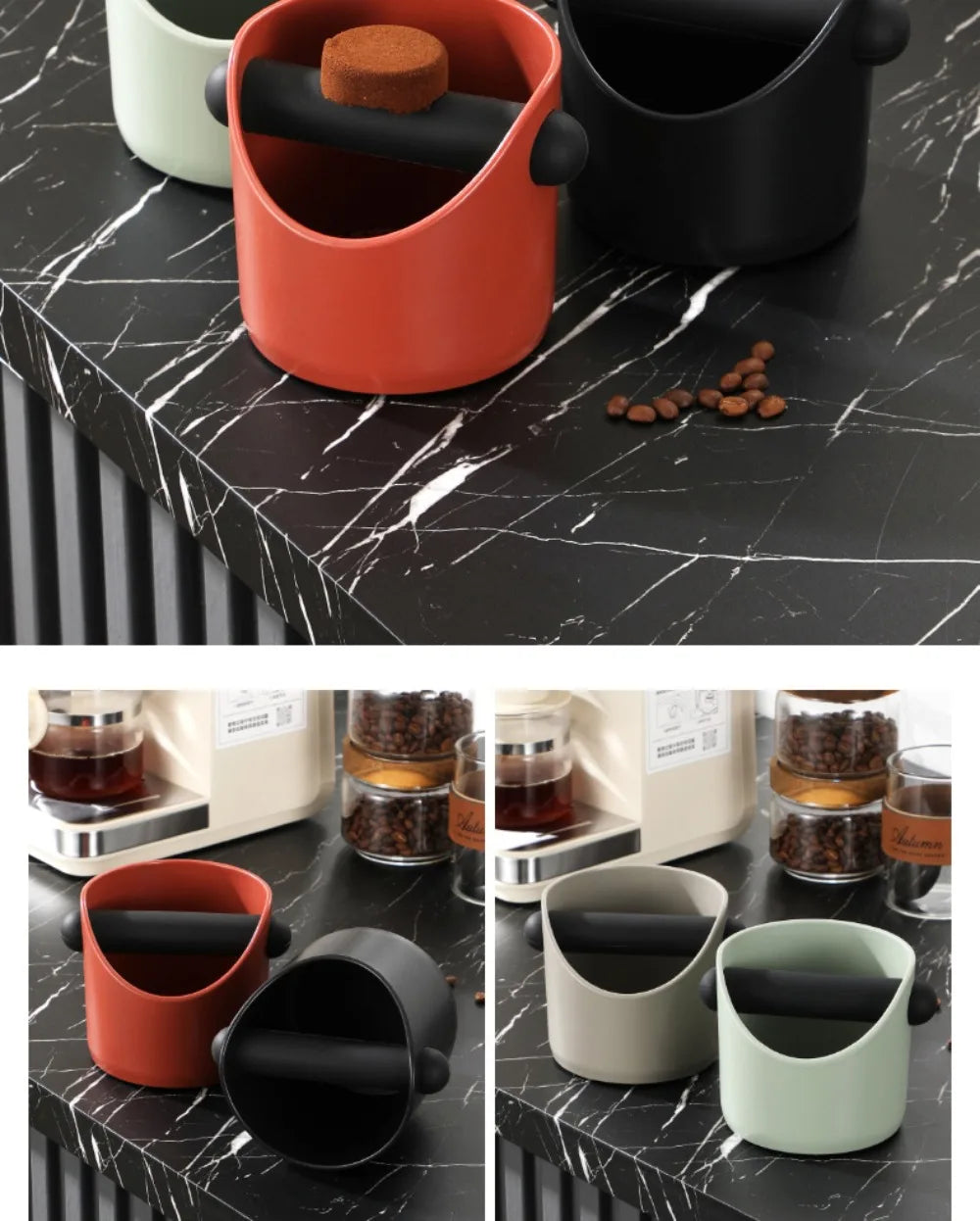 Knock Box Espresso – Bac à Marc de Café Anti-Dérapant