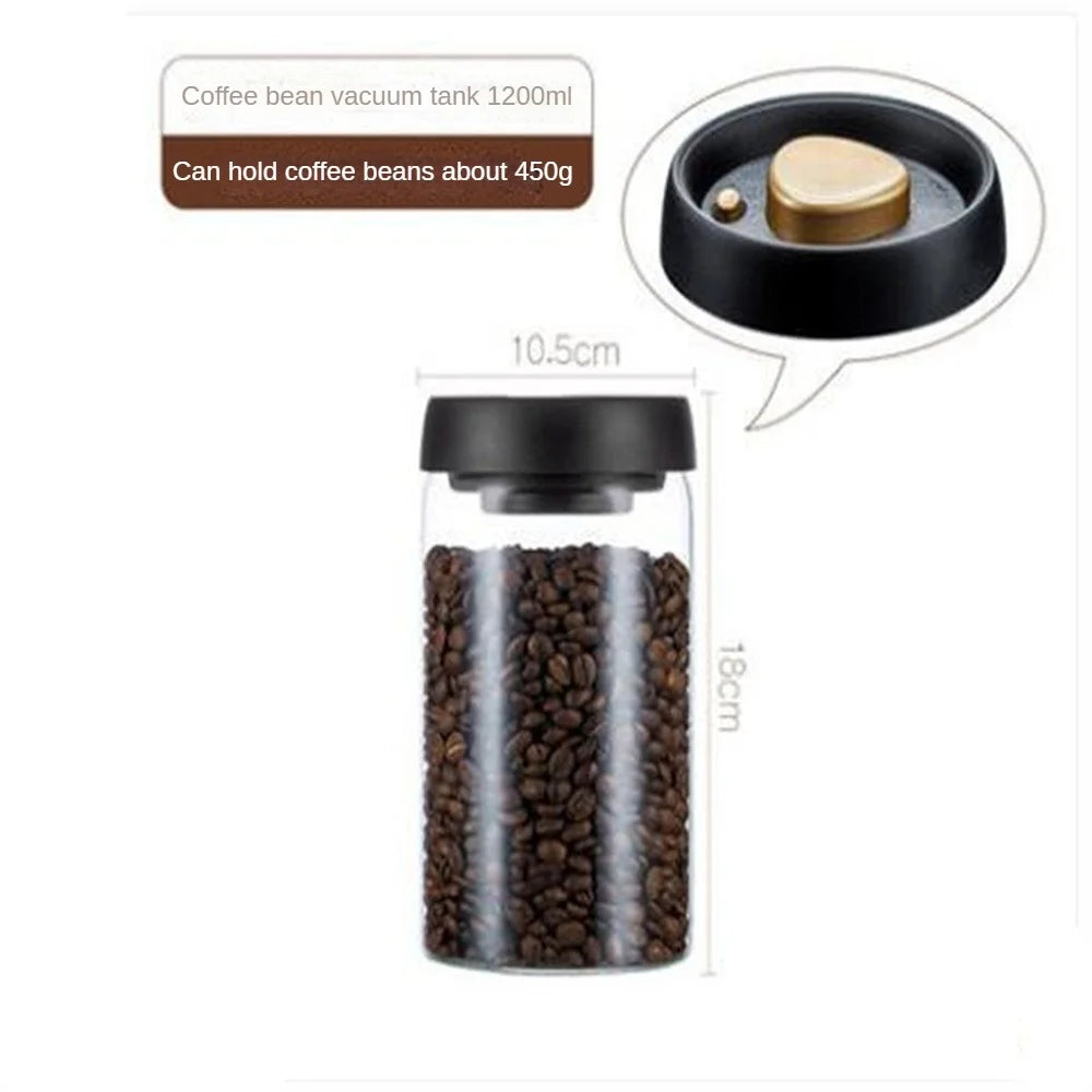 Boîte à Café Sous Vide – Conservation Hermétique des Grains